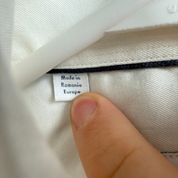 Eton White Romania Cotton Cutaway 15.5 Super Slim Signature Twill Mens Button Up - Picture 12 of 16